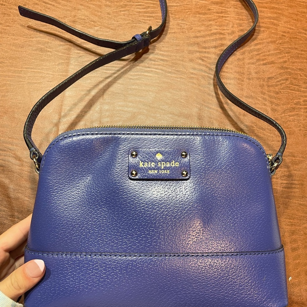 193 Kate Spade Royal Blue Crossbody Bag